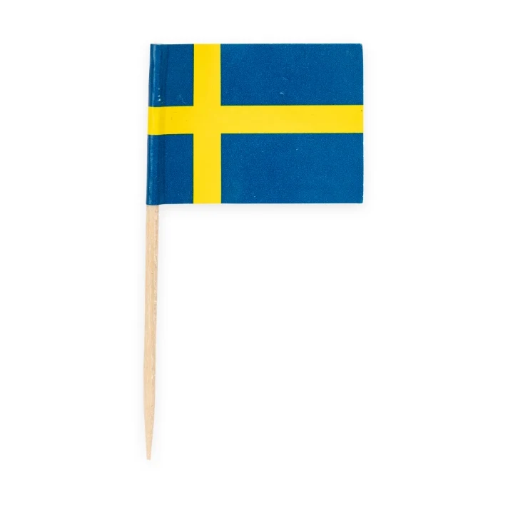 Cocktailprikkers Zweden 50 stuks