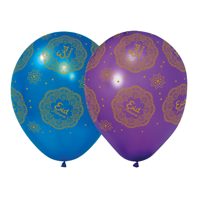 Ballonnen "Eid Mubarak 6 stuks - 30cm