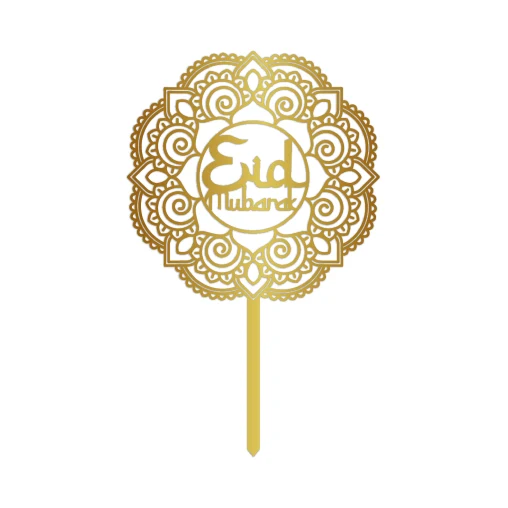 Acryl taarttopper – Eid Mubarak
