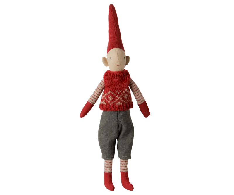 Pixy, Size 1 - Boy - Red knitted vest