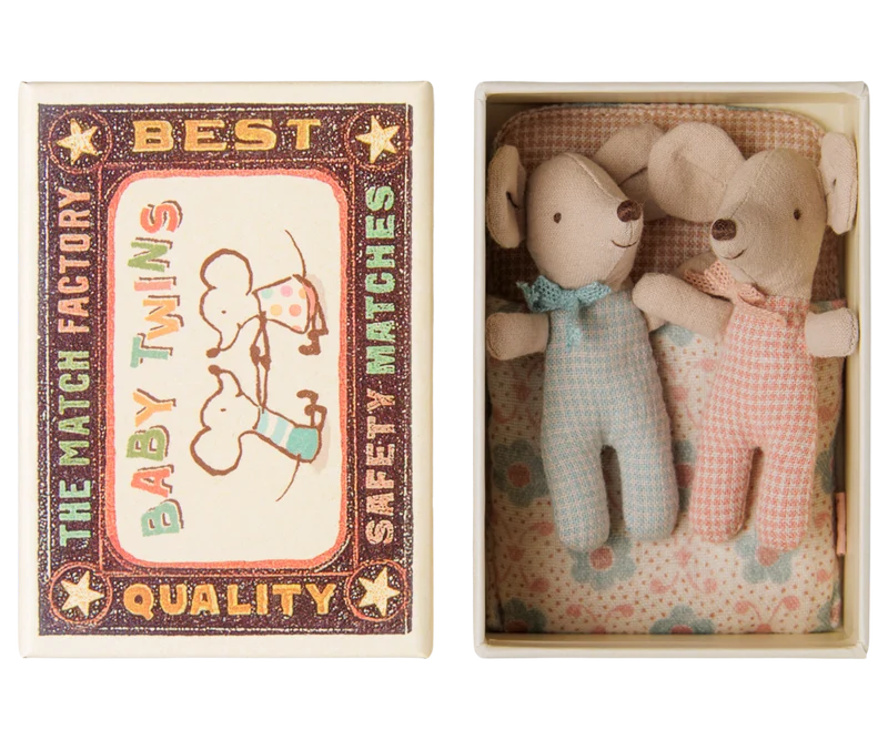 Twins, Baby mice in matchbox - Checker