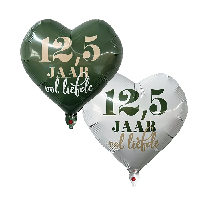 Folieballonnen 12,5 jaar Vol Liefde