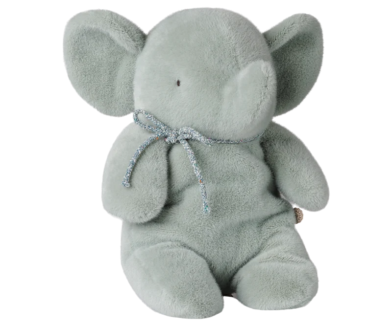 Elephant plush, Medium - Soft mint