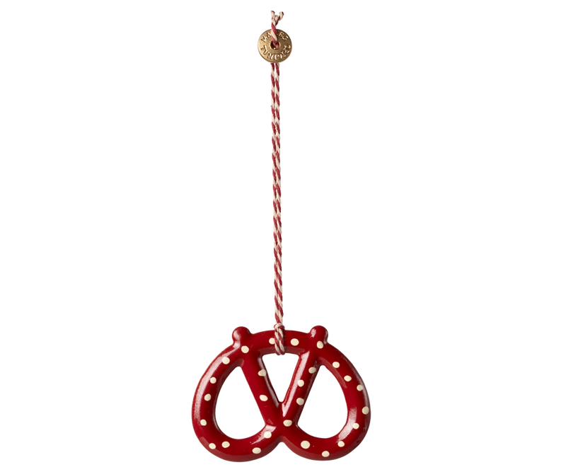 Metal ornament, Pretzel - Dot