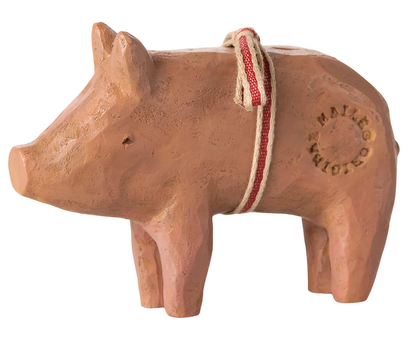 Pig with ribbon, Medium