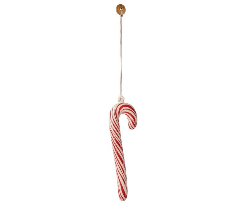 Metal ornament, Large sugar cane - Stripe