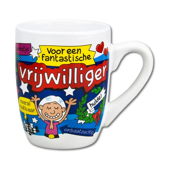 Cartoonmok - Vrijwilliger