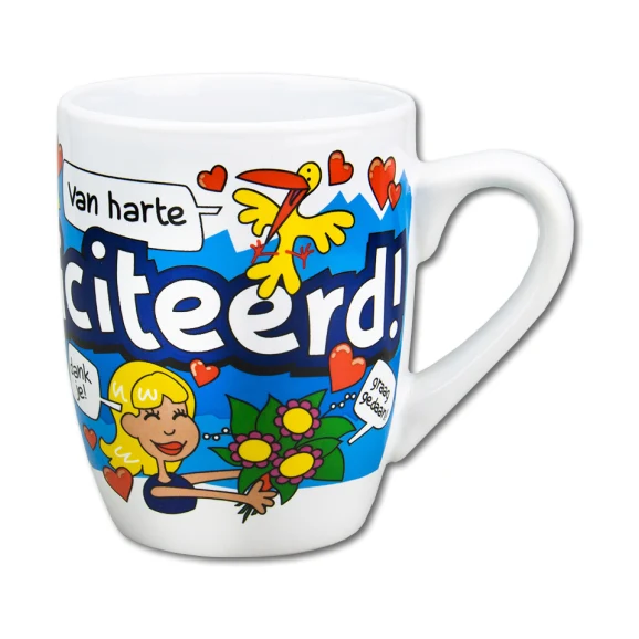 Cartoonmok - Gefeliciteerd