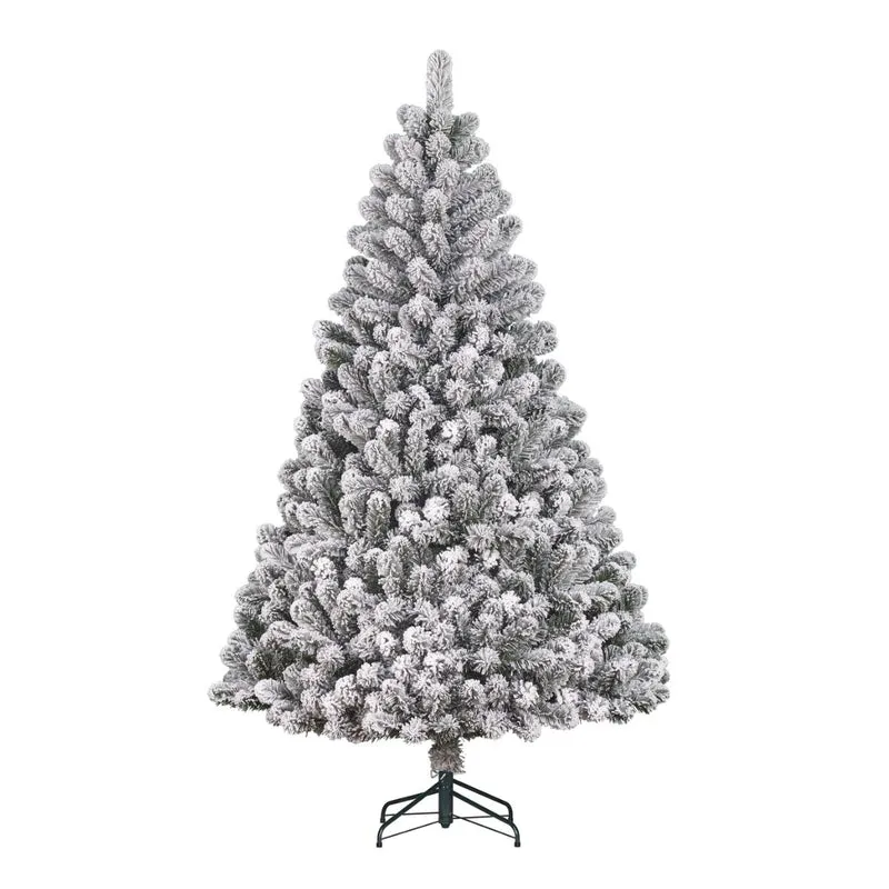 Black Box Trees Alderfen Kunstkerstboom met Sneeuw - Kerstboom H210 x Ø137 cm - Kunstboom met 771 Tips en Standaard - Frosted