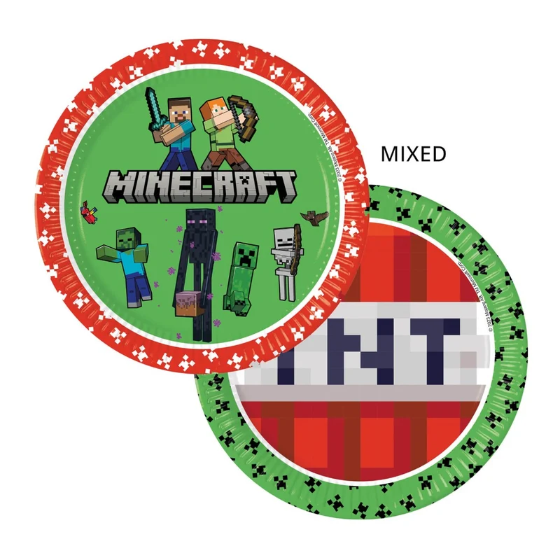 Minecraft Papieren Borden – 8 stuks – 23 cm
