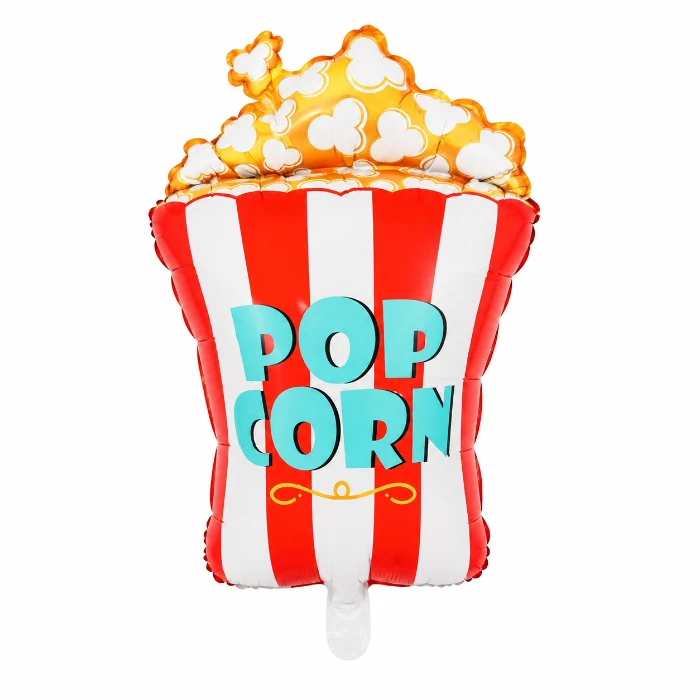 Folieballon party popcorn - 78 x 44 cm