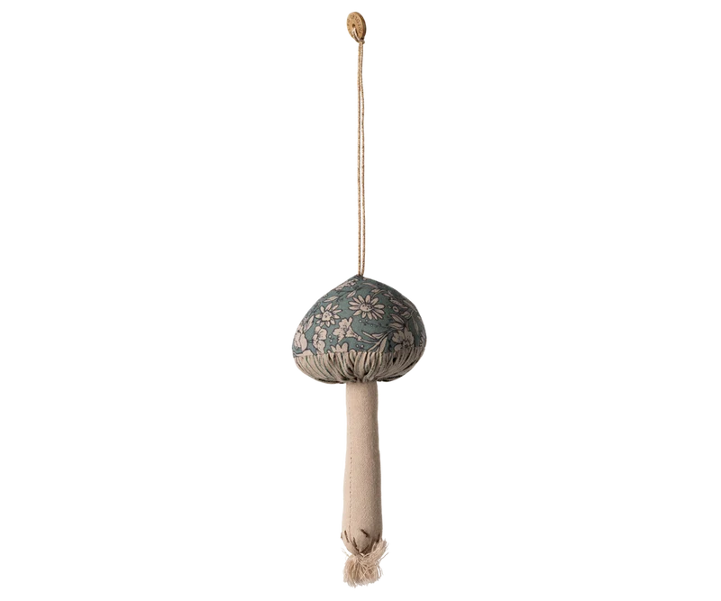 Fabric ornament, Mushroom - Blossom - Green