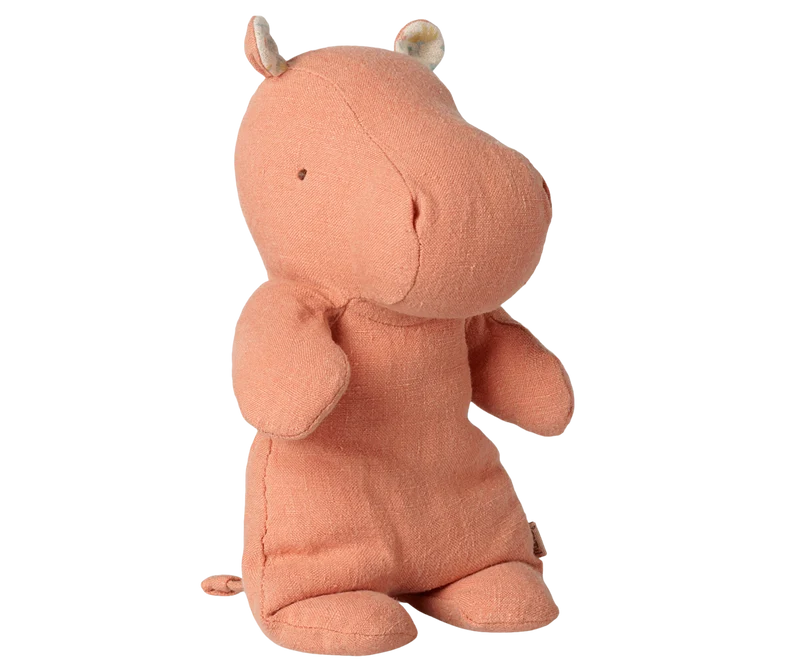 Safari friends, Hippo, Small - Dusty coral