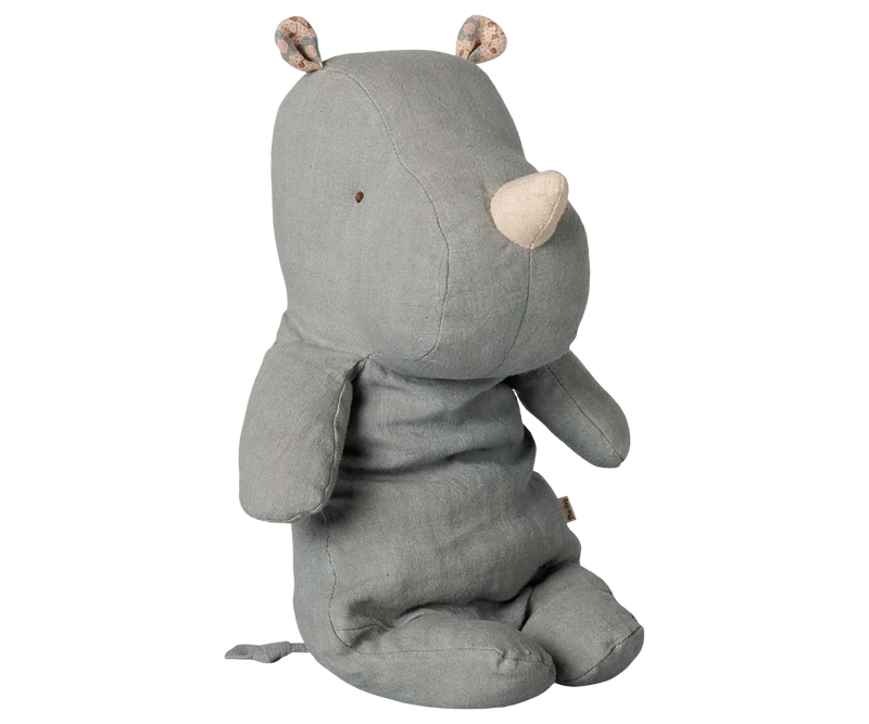 Safari friends, Rhino, Medium - Vintage blue