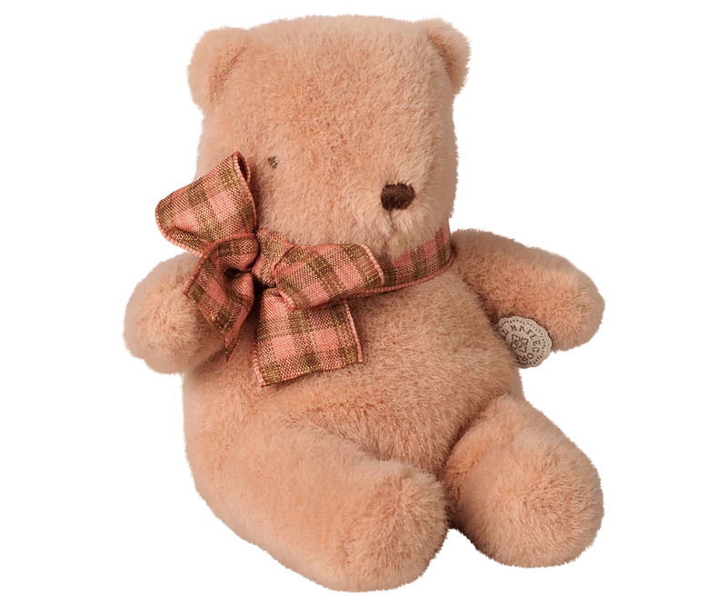 Teddy bear plush, Mini - Vintage rose