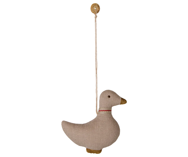 Fabric ornament, Duck - Sand