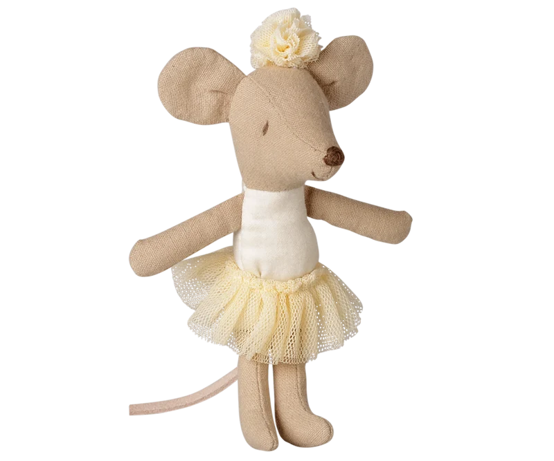 Ballerina mouse, Little sister - Off white