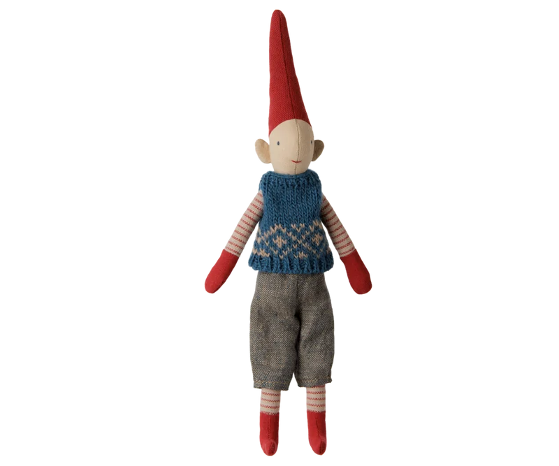 Pixy, Size 1 - Boy - Blue knitted vest