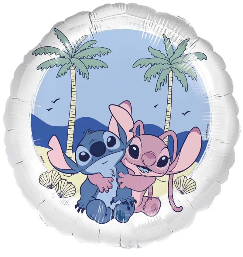 Folieballon Standaard Stitch & Angel 45cm