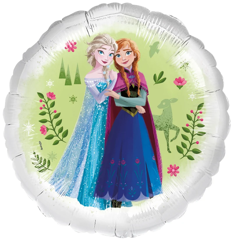 Folieballon Standaard Frozen Anna & Elsa 45cm