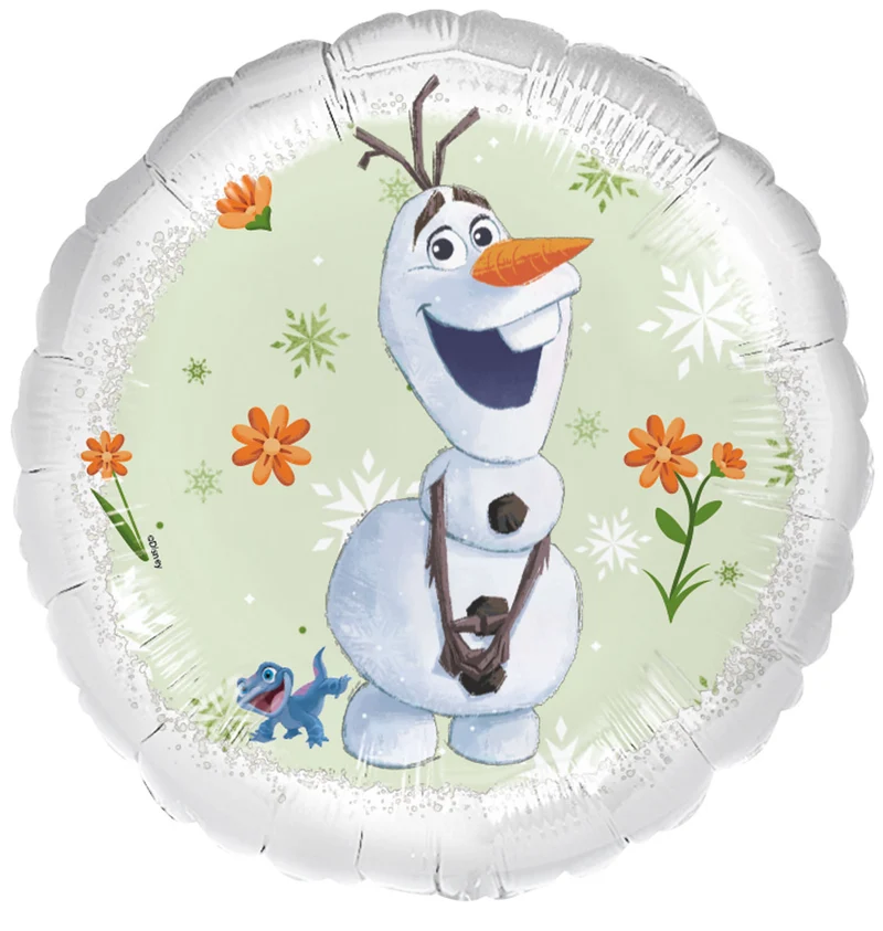 Folieballon Standaard Frozen Olaf & Bruni 45cm