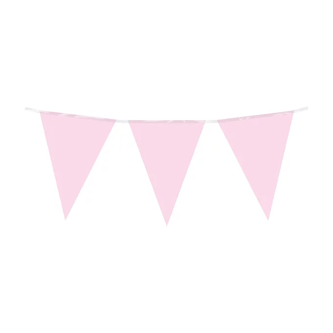 Slinger licht roze 10 meter 20x30 cm