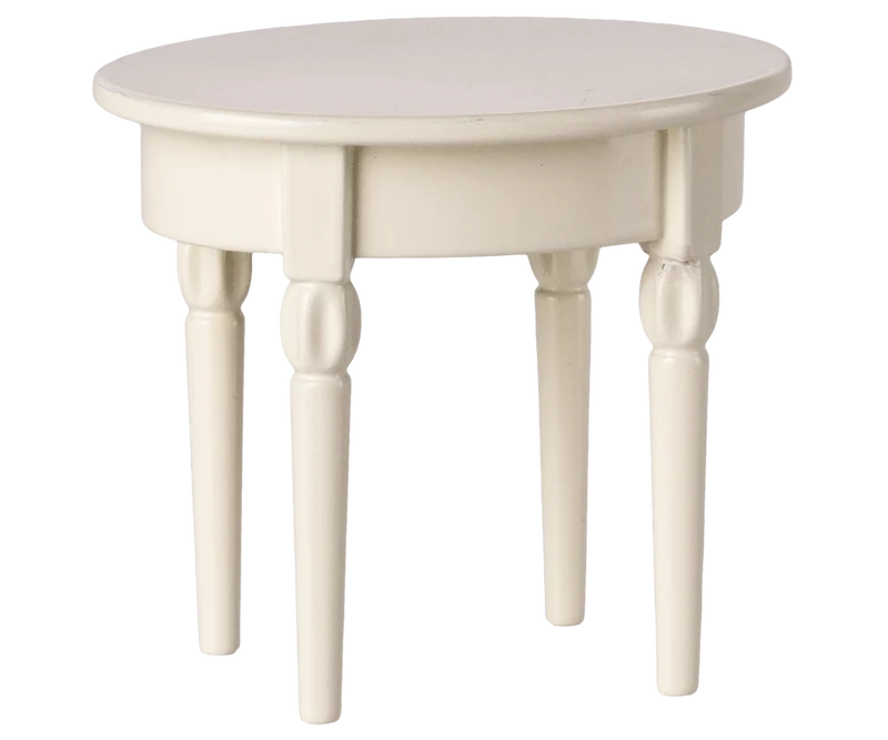 Vintage side table, Mouse - Off white