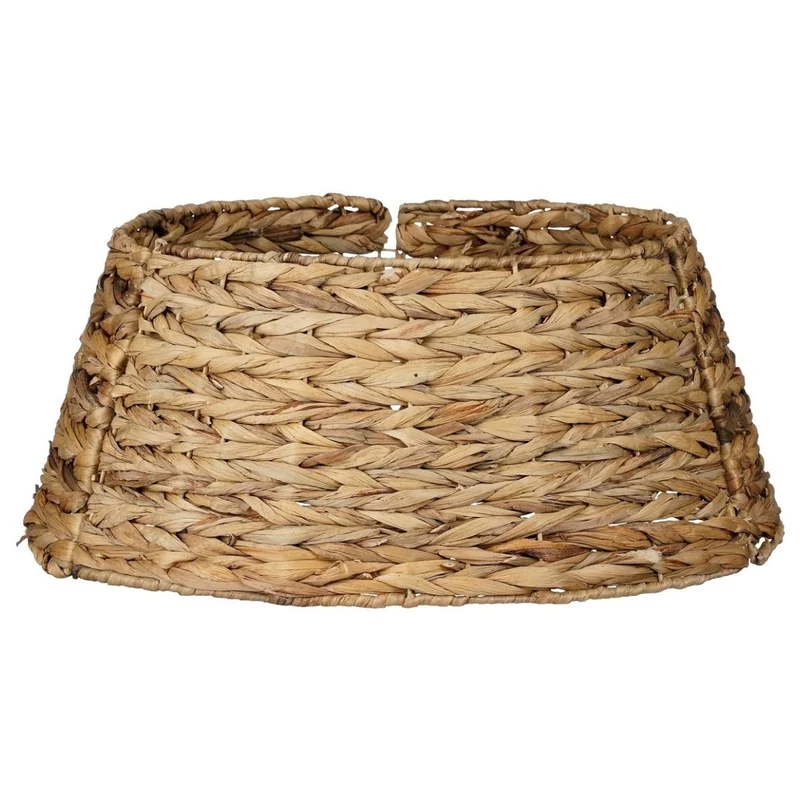 Mica Decorations Kerstboomrok H26 x D58 cm - Kerstboommand - Bruin - Gevlochten Zeegras
