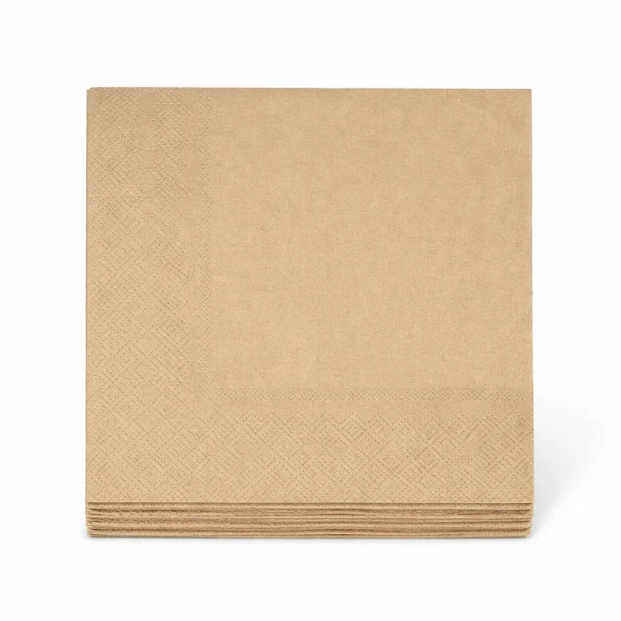 Servetten goud 33x33 cm - 20 stuks