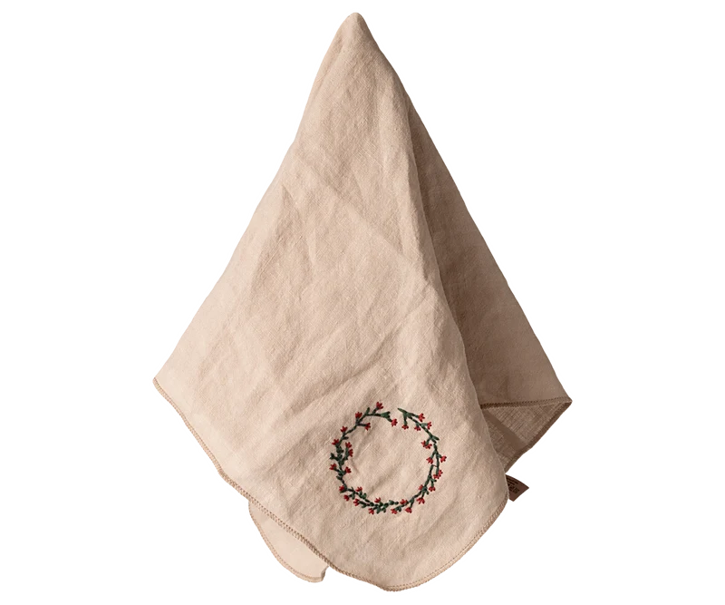 Fabric napkin - Wreath