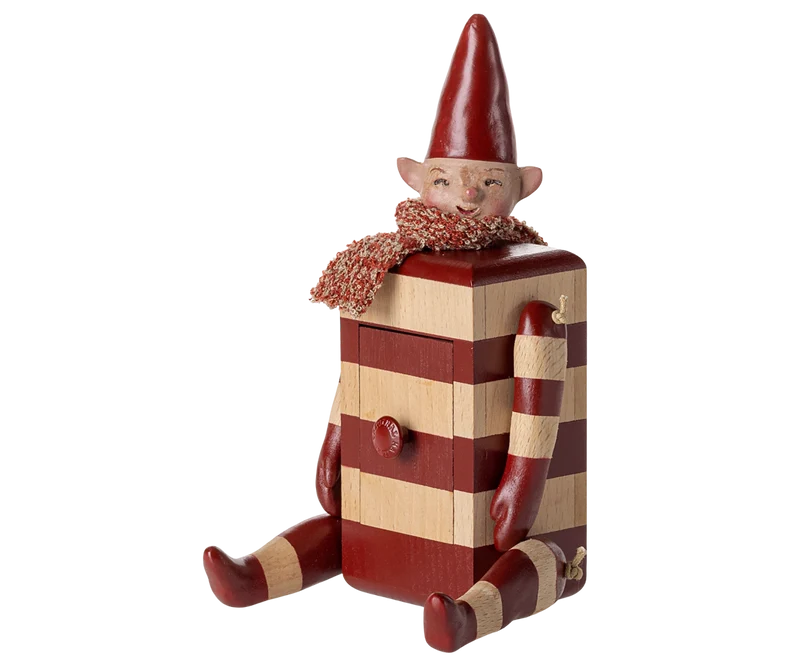 Elf with drawer - Red