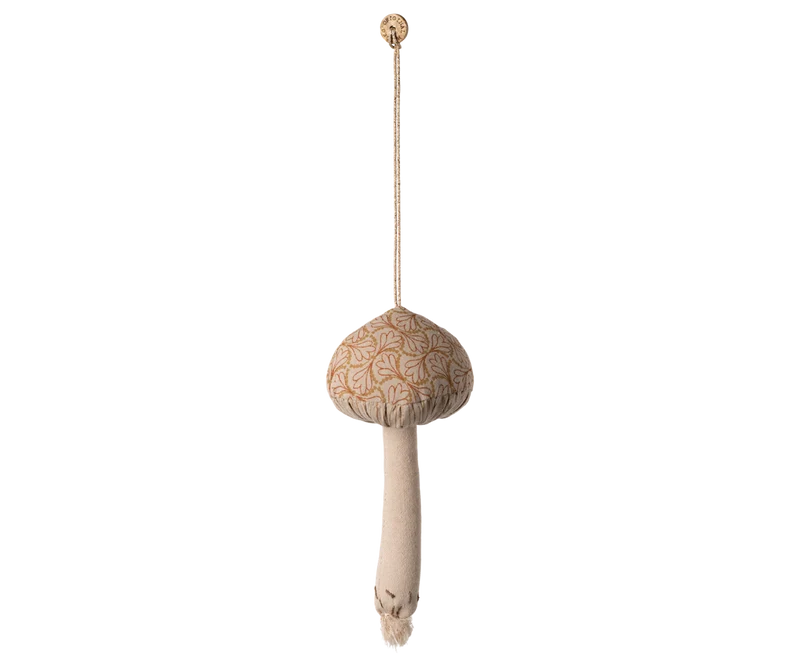 Fabric ornament, Mushroom - Winter heart