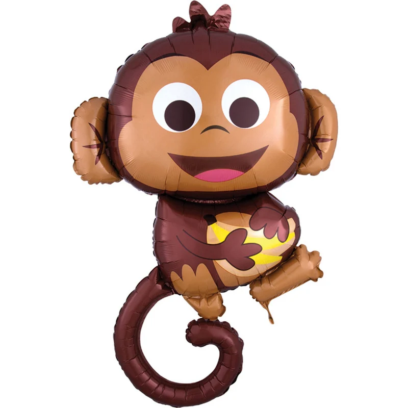 Folieballon Supershape Happy Monkey 63x91cm