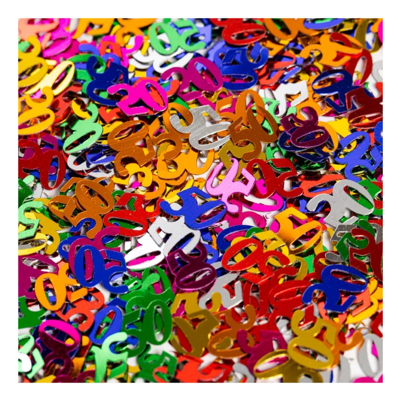 Tafelconfetti Multicolour nummer 50 – 14 gram