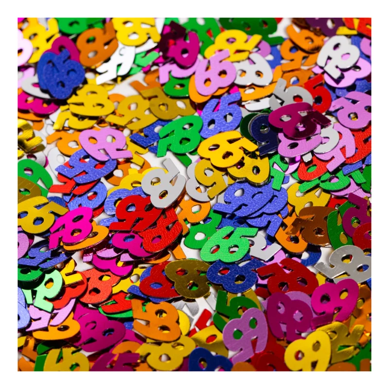 Tafelconfetti Multicolour nummer 65 – 14 gram