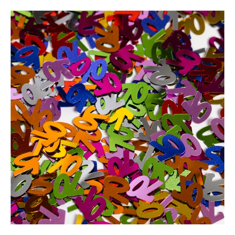 Tafelconfetti Multicolour nummer 70 – 14 gram