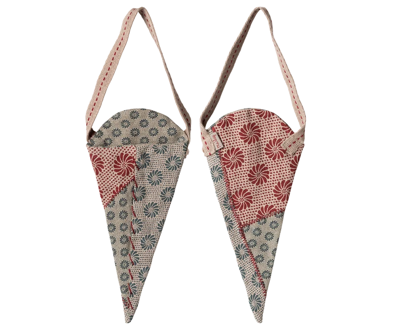 Fabric ornament, Cornet - Flower