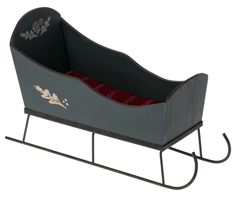 Sleigh, Medium - Green