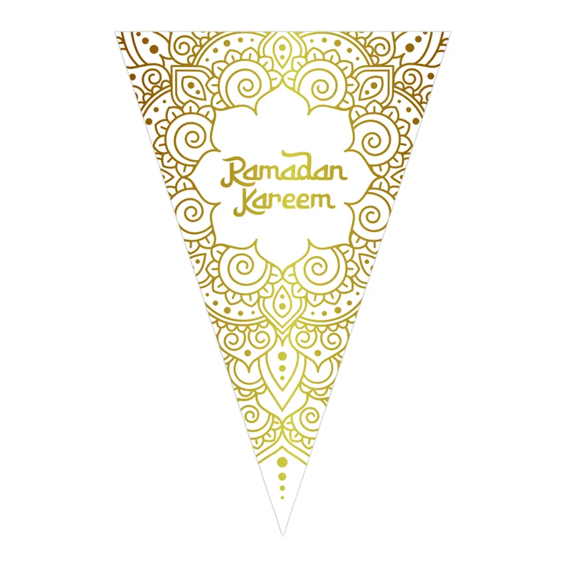 Feestvlaggenlijn 20 × 30 cm – Ramadan Kareem - 10 metre