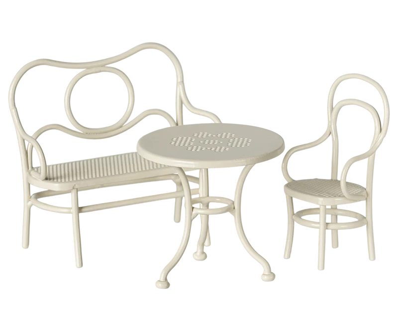 Café set, Mouse, Small - Off white