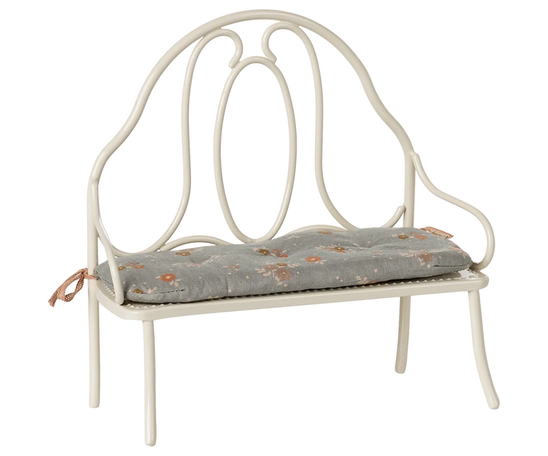 Vintage bench, Mini - Off white