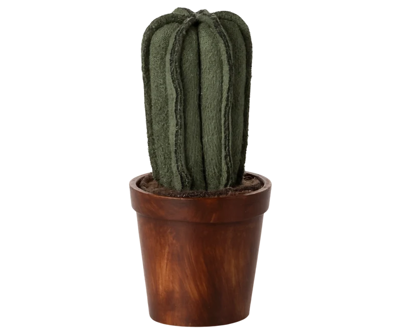 Flower pot with cactus, Miniature