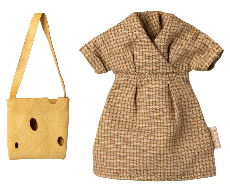Dress and bag, Mum mouse