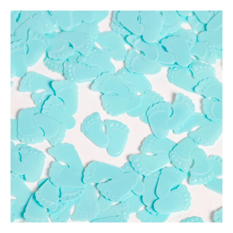 Tafelconfetti Blauwe Babyvoetjes – 14 gram