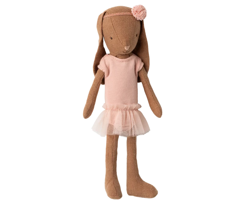 Bunny, Size 1 - Chocolate brown - Ballet suit and skirt rose