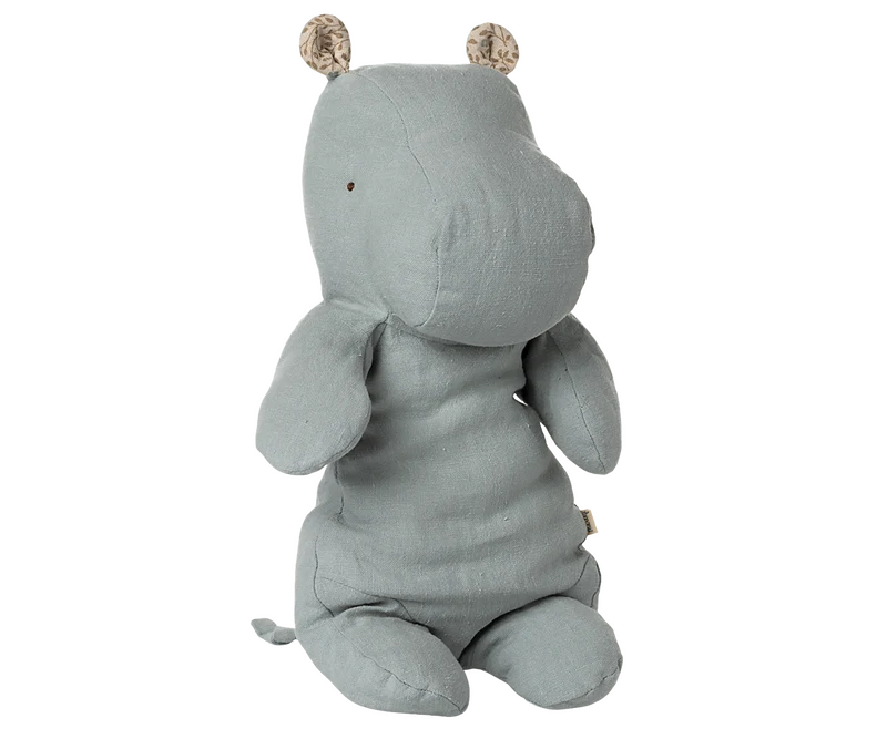 Safari friends, Hippo, Medium - Blue grey