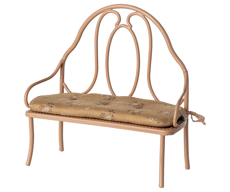 Vintage bench, Mini - Dark powder