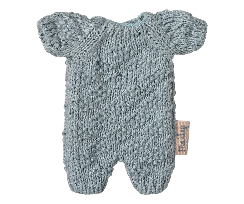 Knitted suit, Micro - Blue