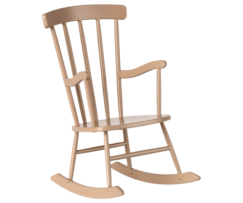 Rocking chair, Miniature - Dark sand