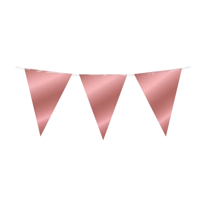 Folie slinger roségoud 10 meter 20x30 cm